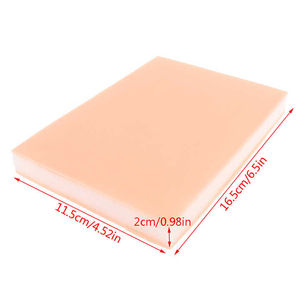 Kit de pratique de suture cutanée en silicone de 10 cm pour la formation médicale, haute qualité, certifié CE, garantie à vie - Product Image 5