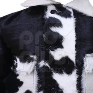 Chaqueta de Cuero Vacuno Auténtico para Hombre, Suave y Cómoda, con Cierre Frontal, Logotipo, Resistente, Duradera, Transpirable y de Secado Rápido - Product Image 5