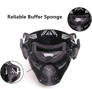 <span class=keywords><strong>Airsoft</strong></span> masker taktis wajah penuh dengan lensa pelindung mata untuk Halloween CS permainan bertahan hidup topeng Cosplay menembak - Product Image 5