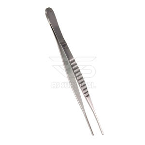 Pince à épiler TC Adson de qualité supérieure pansement 4.75 12cm Instrument chirurgical pince à épiler TC dentaire - Product Image 4