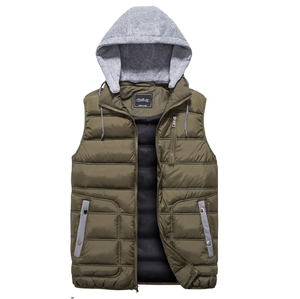 High Street Style Winter Wear Chaqueta de chaleco sin mangas de alta calidad de moda con diseño multicolor acolchado - Product Image 2