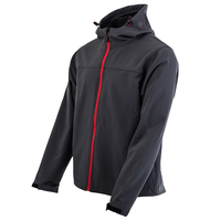 Veste Softshell d'hiver pour l'extérieur, sweat-shirt chaud, coupe-vent, imperméable, respirant -Tex, col roulé, fermeture éclair
