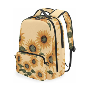 Sac à dos d'école de couleur jaune fabriqué en usine, vente en gros, sac à dos d'extérieur, bandoulière, fermeture éclair, sac à dos de randonnée - Product Image 6