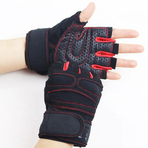 Gants de gymnastique en polyester durable avec logo personnalisé pour l'entraînement de musculation pour l'haltérophilie - Product Image 1