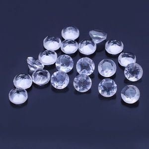 Quartz en cristal naturel coupe ronde de 4mm épaisseur de 3mm, lot de 4.35 cts, vente de pierres en vrac de haute qualité, 25 pièces - Product Image 3