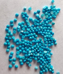 Cabochon rond turquoise naturelle de la Belle au bois dormant de l'Arizona 2.75mm de qualité supérieure-Turquoise ronde de l'Arizona en vrac - Product Image 5