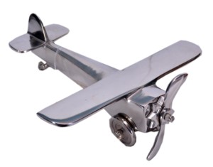 Modèle d'avion à hélice en métal moulé sous pression artisanal 1:100, impression de logo personnalisée, modèle d'avion décoratif, objet de décoration de table - Product Image 6