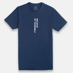 Nuevo diseño elegante Camisetas impresas Top Trending Camiseta transpirable para hombres Camisetas al por mayor de alta calidad - Product Image 1