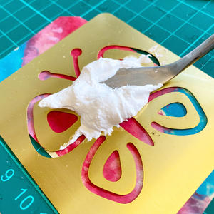 Pâte de texture de modélisation de peinture acrylique blanche légère et moelleuse pâte de texture pour toile - Product Image 6