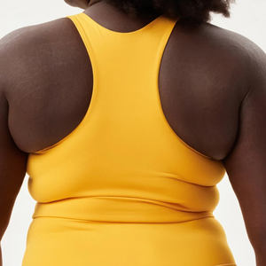 Soutien-gorge de sport pour femme personnalisé, haute élasticité, respirant, à bretelles croisées, convertible, maintien élevé, pour la course à pied - Product Image 2