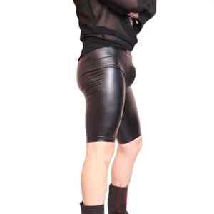 กางเกงขาสั้นผ้าฝ้าย100% พื้นสำหรับผู้ชาย, เอวยางยืดแห้งเร็วกันน้ำปานกลางระบายอากาศได้ดี - Product Image 3