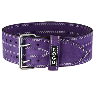 Custom Logo Pink Leather Weightlifting Belt Adjustable Wrist Strap Self Heating-Unisex Heavy-Duty Gym Fitness Back Support for - Product Image 3