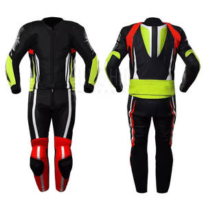 Traje de carreras de ropa de moto de alta calidad, traje de cuero de moto hecho profesional personalizado - Product Image 2