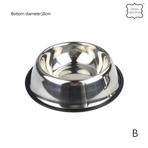 Vente en gros de bol de nourriture pour chien et chat 8 OZ Fournitures pour animaux de compagnie en acier inoxydable Meilleures ventes d'articles pour animaux de compagnie - Product Image 3