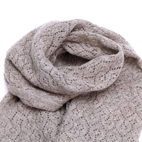 Châle en laine de mouton pour femme 180cm x 55cm doux et chaud évacuant l'humidité confortable hiver élégant et chaud