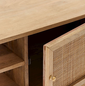 Muebles modernos para sala de estar con 4 cajas de almacenamiento Grandes mesas de madera de barra nueva y gabinetes de metal para comedor y uso doméstico - Product Image 6