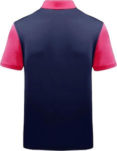 OEM logotipo personalizado 100% algodón para Polo Tee con rayas moda Slim Fit manga corta de gran tamaño de los hombres para Polo camisa de lona sólida - Product Image 2
