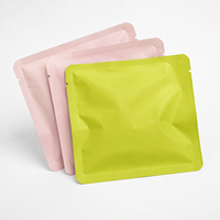 Sachet d'emballage plastique imprimé sur mesure à trois soudures latérales, qualité alimentaire, plat, pour suppléments de protéines en poudre