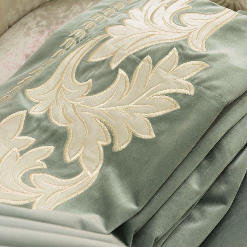 Tissu brodé "Largeur étroite, hauteur d'achat, 2 lacets"