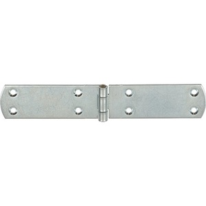 VORMANN French <b>Box</b> Hinge 38mm Height 250mm Width 2.5mm Thickness Steel <b>Blue</b> Zinc-Plated <b>Storage</b> Holders & Racks Pack Size 10 - Product Image 1