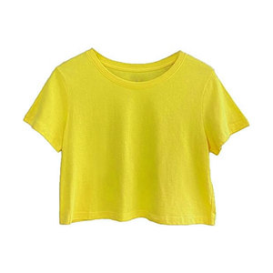 T-shirt décontracté unisexe en coton biologique 100% à col rond et manches courtes, coupe ample, solide et durable, vente en gros - Product Image 6