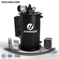 Pompa a Pistone Elettrica Semi-Automatica ad Alto Flusso JIANHOR per Lubrificazione Escavatori, Motore DC ad Alta Pressione 1 HP TKA