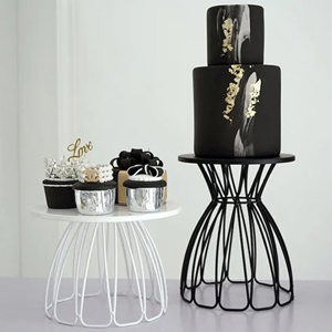 Bonne vente en gros forme personnalisée en métal fait à la main support à gâteau pour la décoration de fête centres de table de mariage décorations de table - Product Image 3