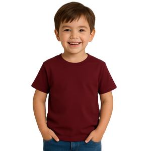 Camiseta formal de manga corta con cuello liso azul marino 100% logotipo escolar personalizable serigrafía ecológica 180GSm Enzima - Product Image 2