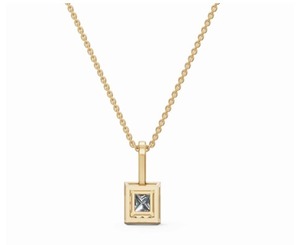 Colgante de Oro con Diamantes 0.684 Quilates 23 Diamantes Oro Amarillo, Rosa y Blanco de 9k, 14k, 18k Joyería Fina Auténtica Collar Minimalista con Dije - Product Image 5