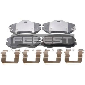 Set di pastiglie freno anteriori FEBEST (1201-ELANF) - Product Image 1