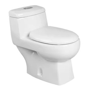 Toilette monobloc de bonne qualité à bas prix-Commode sanitaire en céramique pour salle de bain avec raccords de couverture de siège de l'Inde - Product Image 1