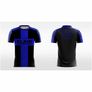 Maillot de football 100 % polyester de qualité supérieure, design personnalisé, confortable, respirant, léger, séchage rapide, coupe courte, OEM - Product Image 2