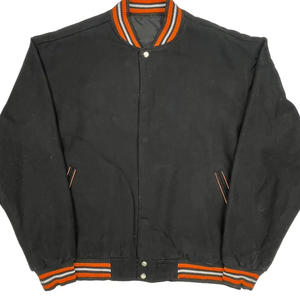 Chaqueta Varsity de Invierno Casual para Hombre, Corte Regular, Resistente al Viento, con Cuello Alto y Logotipo Personalizado en la Parte Delantera - Product Image 1