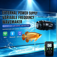 Générateur d'ondes pour aquarium, entraînement magnétique externe, DC 24V, contrôle WiFi Bluetooth via application, 9 modes d'ondes pour aquarium marin, récif corallien