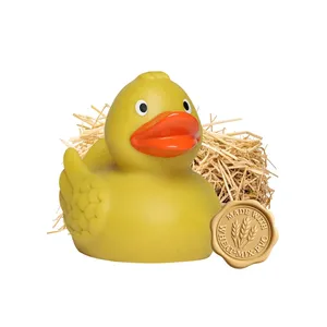 Patitos de Goma Promocionales Personalizados - Diseño Clásico de Trigo - Product Image 1