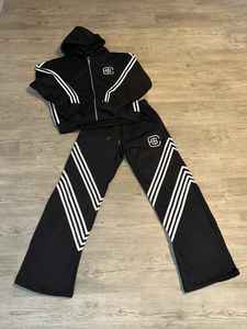 Ropa de calle de alta calidad con logotipo personalizado para hombre, chándal de algodón 100%, conjuntos de chándal en blanco con estampado transpirable para hombre para invierno - Product Image 4