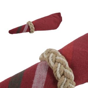 Anneaux de serviette en bambou de meilleure qualité Décoration de table de mariage classique pour les fêtes et les restaurants Porte-serviettes à la mode stocké - Product Image 2