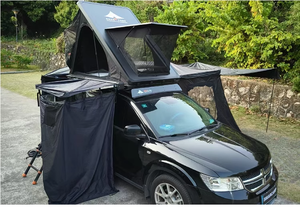 <span class=keywords><strong>Tente</strong></span> de <span class=keywords><strong>douche</strong></span> de voiture SMARCAMP avec coque en aluminium, bande de LED, alimentation de type C, sacs de rangement, configuration rapide - Product Image 5