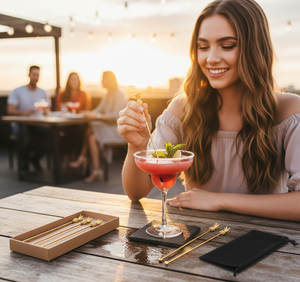 Grosir pengaduk koktail logam berbentuk nanas Bar tongkat putar minuman logam untuk Aksesori Bar peralatan Bar Minuman - Product Image 4