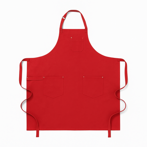 Delantal de Cocina Ajustable de Algodón con Logotipo Personalizado para Hombres y Mujeres, Resistente al Agua y Reutilizable para Limpieza del Hogar y Uso en Restaurantes - Product Image 2