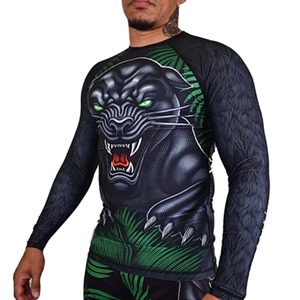 เสื้อแรชการ์ดสำหรับผู้ชายเสื้อรัดกล้ามเนื้อโลโก้ตามสั่งใหม่ - Product Image 6