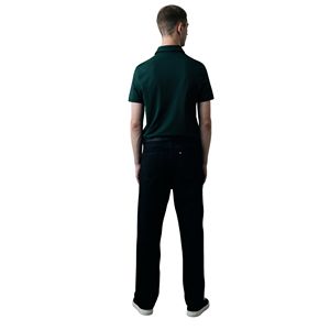 Camiseta Polo Casual de Manga Corta para Hombre, Corte Regular, Color Verde Oscuro, Personalizable con Marca, Algodón de la Mejor Calidad - Product Image 2