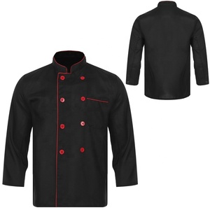 Uniformes de cocina de talla grande, chaqueta de Chef de manga larga para hombre y mujer, ropa de trabajo para cantina de Hotel, sarga tejida para cocinar y hornear - Product Image 2
