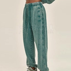 Service de vente en gros OEM de pantalons de jogging délavés à l'acide pour hommes nouveau design pantalons délavés à l'acide pour hommes meilleur prix taille adulte pantalons délavés à l'acide pour hommes - Product Image 5