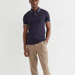 High Quality Custom <b>Men's</b> Golf <b>for</b> Polo T-Shirt Latest Design Long Sleeve Multicolor Plain Fitted <b>Clothes</b> Made High Terry Solid - Product Image 2