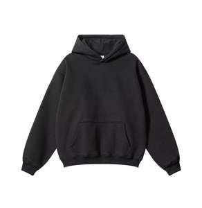 Vente en gros usine – Nouveaux sweats à capuche oversize en molleton épais 300g 100% coton pour hommes, style streetwear, épaules tombantes, personnalisables, pour l'hiver - Product Image 3