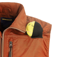 Chaleco de Entrenamiento para Perros Unisex, para Exteriores, con Cierre, Bolsillo Frontal, Bolsillos Utilitarios, Softshell, Talla Grande, Resistente al Viento y Transpirable