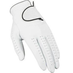Guantes de golf de piel de oveja con logotipo personalizado de alta calidad Característica a prueba de viento para deportes diarios al aire libre Empaquetado OEM - Product Image 1