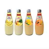 DiDi lait De noix De Coco avec Nata De Coco-saveur De Melon au miel lait De noix De Coco jus De noix De Coco bouteille en verre De 290ml
