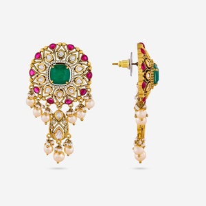 Kundan Necklace 187732 Elegant <b>Wedding</b> <b>Accessory</b> - Product Image 6
